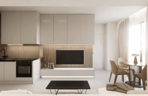 Living Room & Kitchen