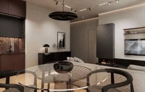 Living Room & Dining