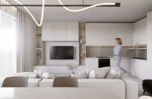 Living Room & Kitchen